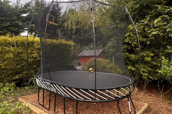 base for trampoline