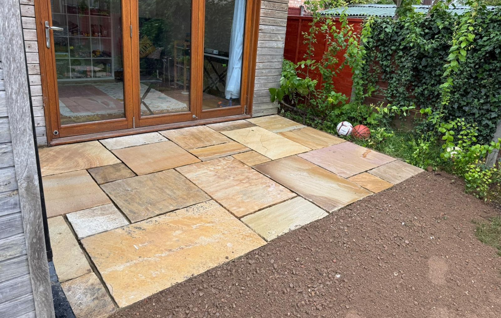 new patio to replace old decking in st albans