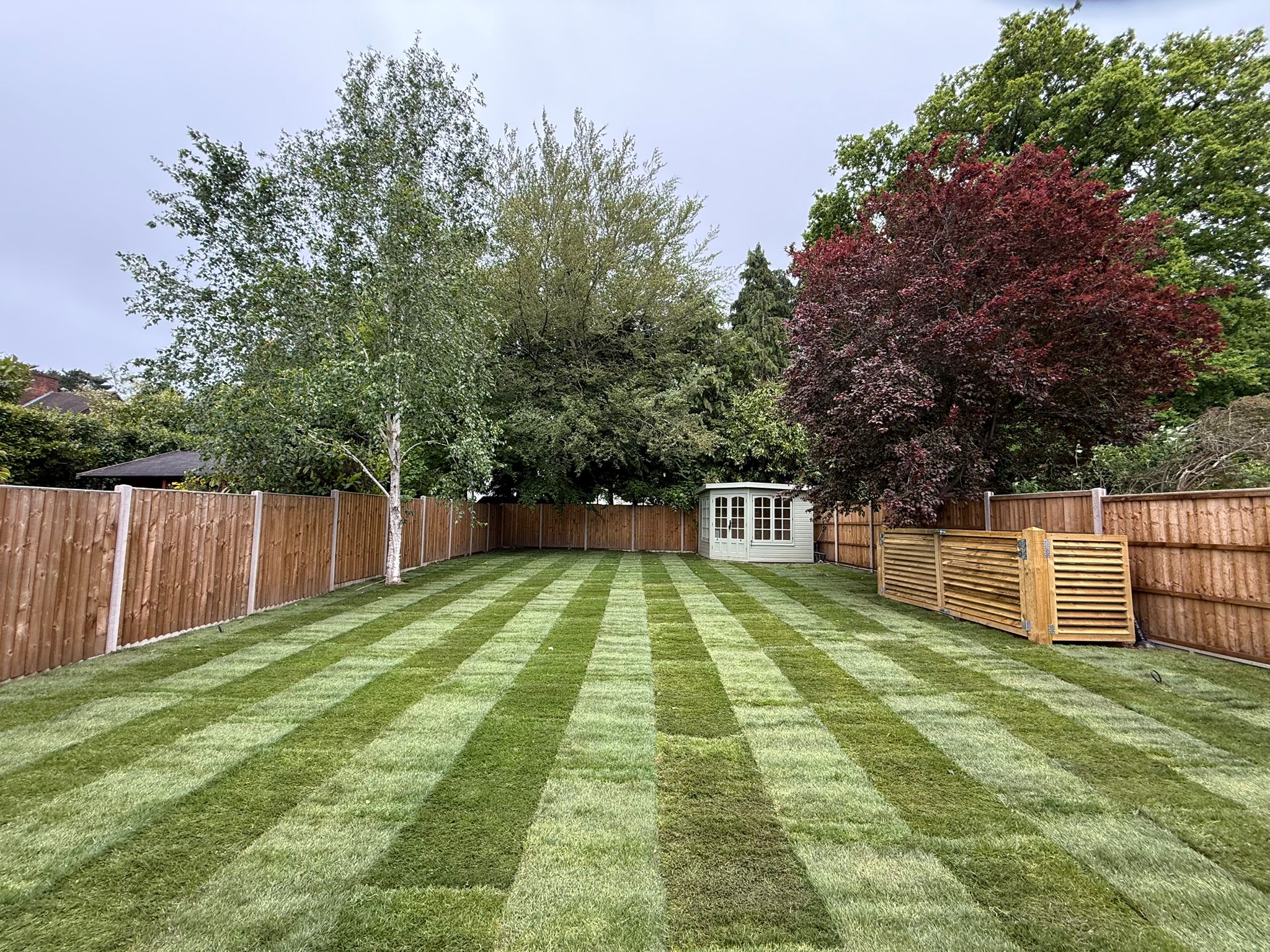 new turf laid in radlett